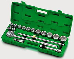 TOPTUL  SOCKET SET 3/4DR 17PC METRIC